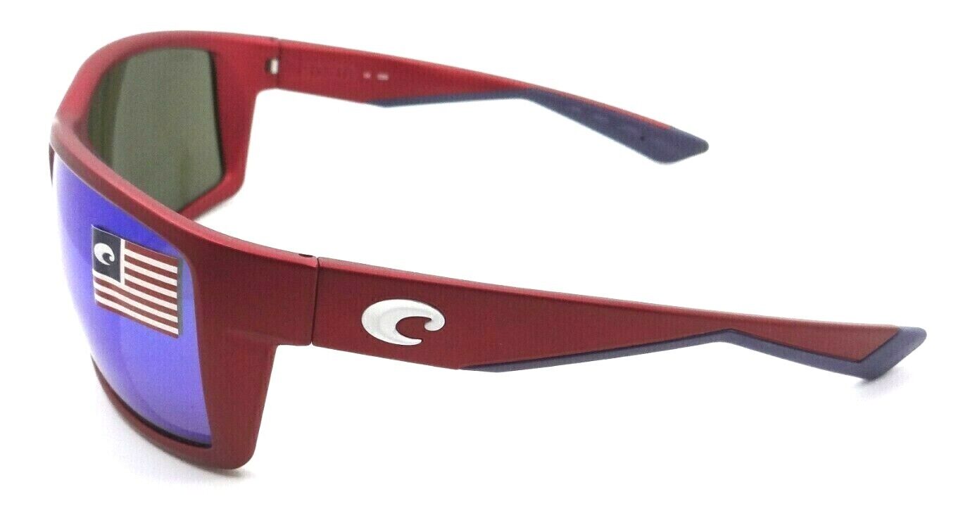 Costa Del Mar Sunglasses Reefton 64-15-112 Matte USA Red / Blue Mirror 580G-0097963855884-classypw.com-3