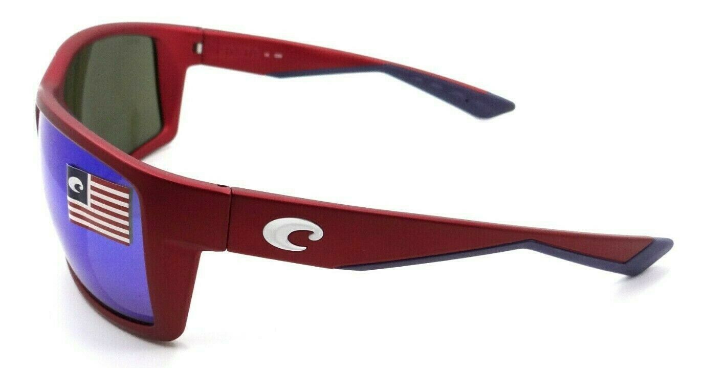 Costa Del Mar Sunglasses Reefton 64-15-112 Matte USA Red / Blue Mirror 580G-0097963855884-classypw.com-3