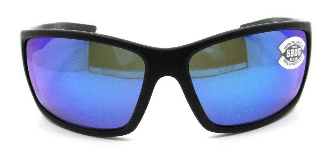 Costa Del Mar Sunglasses Reefton 64-15-115 Blackout / Blue Mirror 580G Glass-0097963555739-classypw.com-1