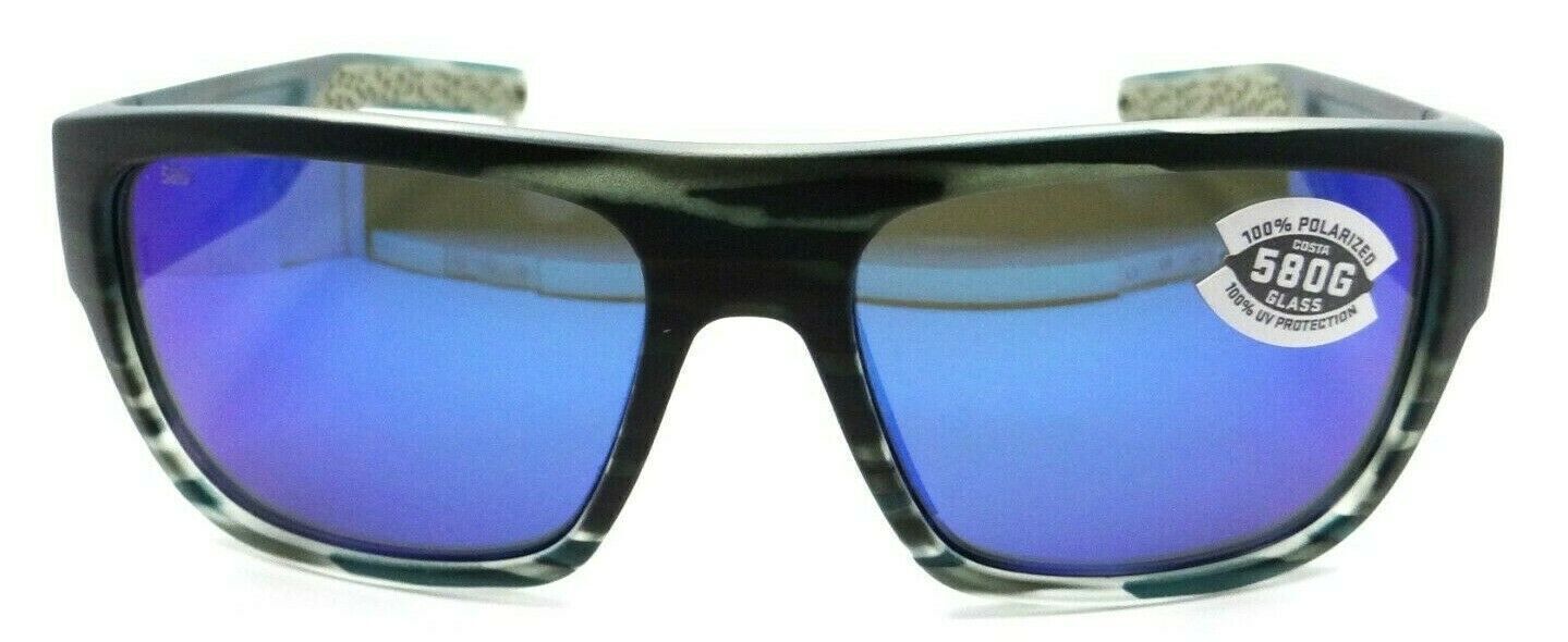 Costa Del Mar Sunglasses Sampan 60-17-136 Matte Reef / Blue Mirror 580G Glass-0097963838078-classypw.com-1