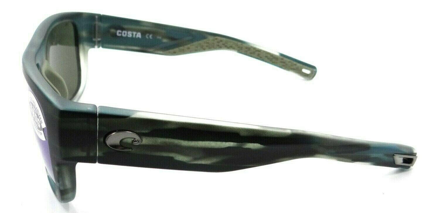 Costa Del Mar Sunglasses Sampan 60-17-136 Matte Reef / Blue Mirror 580G Glass-0097963838078-classypw.com-3