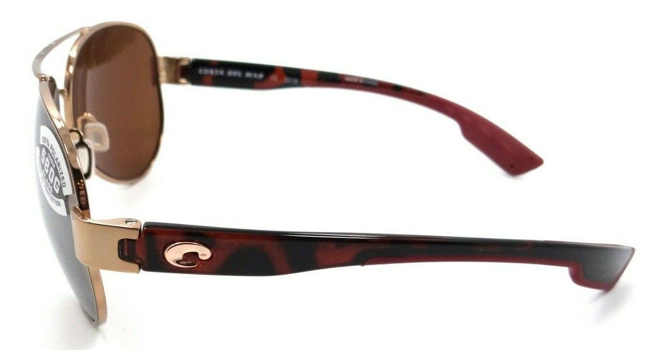 Costa Del Mar Sunglasses South Point Shiny Blush Gold /Copper Silver Mirror 580G-097963834438-classypw.com-3