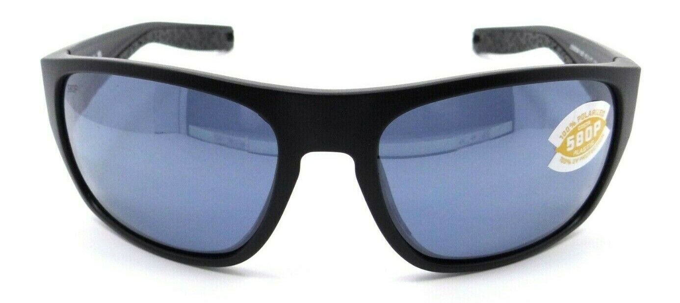 Costa Del Mar Sunglasses Tico 60-17-119 Matte Black / Gray Silver Mirror 580P-097963812429-classypw.com-1