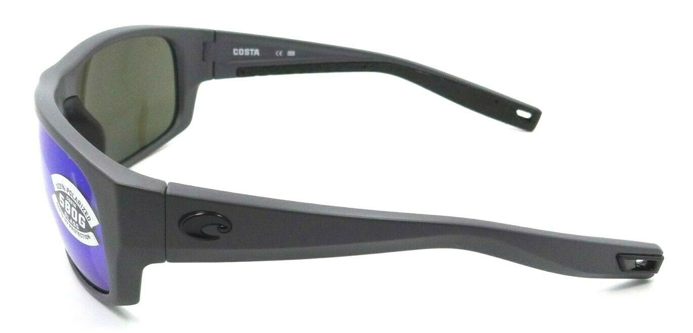 Costa Del Mar Sunglasses Tico 60-17-119 Matte Gray / Blue Mirror 580G Glass-097963818681-classypw.com-3