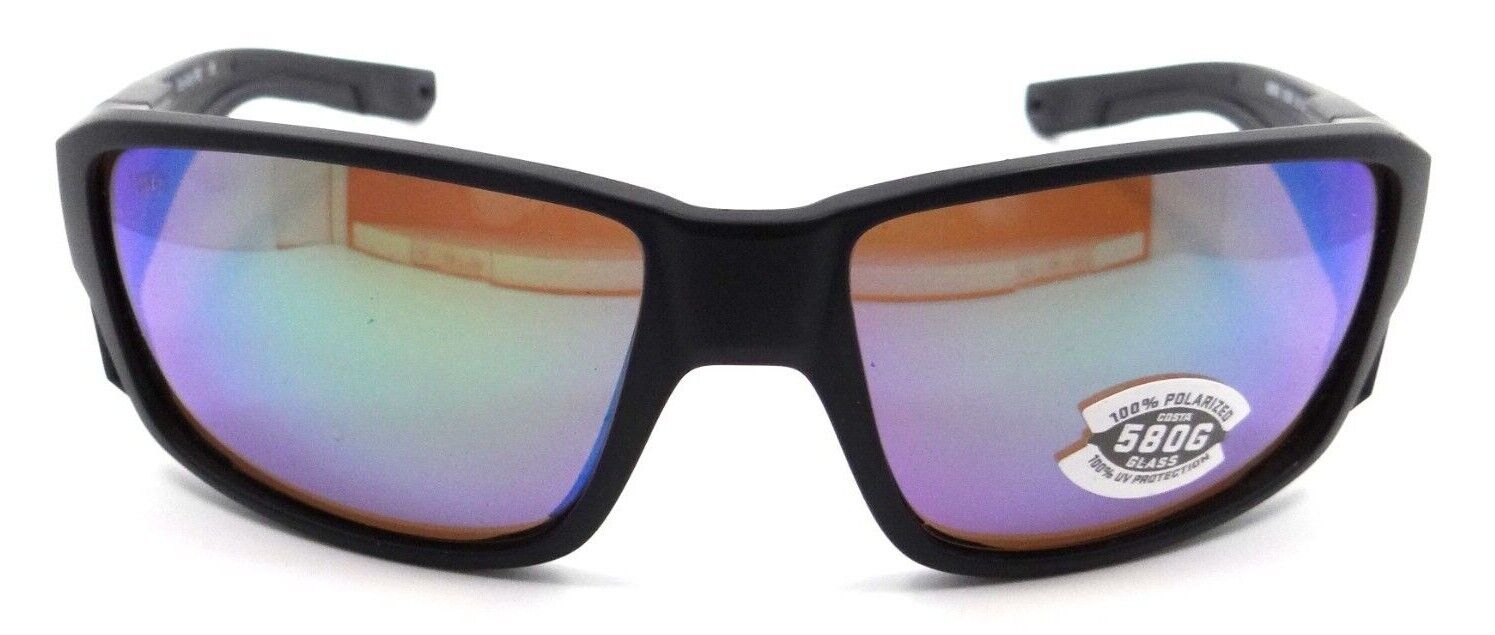 Costa Del Mar Sunglasses Tuna Alley Pro 60-16-123 Black / Green Mirror 580G-097963910781-classypw.com-1