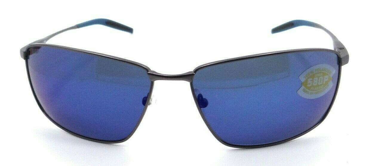 Costa Del Mar Sunglasses Turret TRT 247 Matte Dark Gunmetal / Blue Mirror 580P-097963809191-classypw.com-2