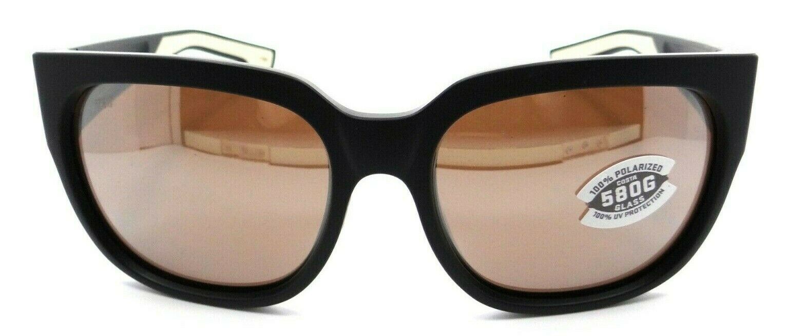 Costa Del Mar Sunglasses Waterwoman 2 II Matte Black / Copper Silver Mirror 580G-097963845168-classypw.com-1