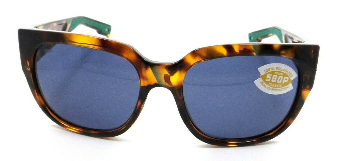 Costa Del Mar Sunglasses Waterwoman 55-17-131 Shiny Palm Tortoise / Gray 580P-097963812764-classypw.com-1