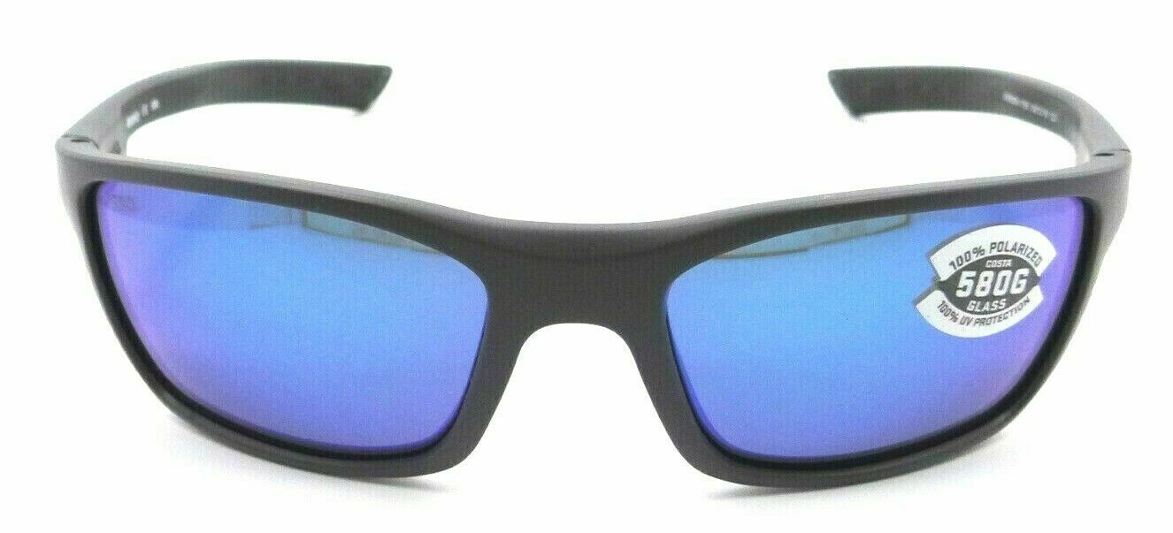 Costa Del Mar Sunglasses Whitetip 58-18-122 Matte Gray / Blue Mirror 580G Glass-0097963556637-classypw.com-1