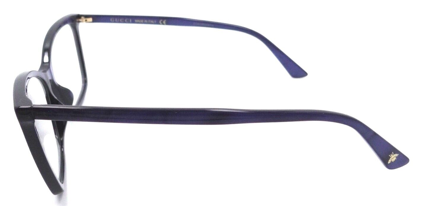 Gucci Eyeglasses Frames GG0025O 005 56-14-140 Blue Made in Italy-889652048345-classypw.com-3