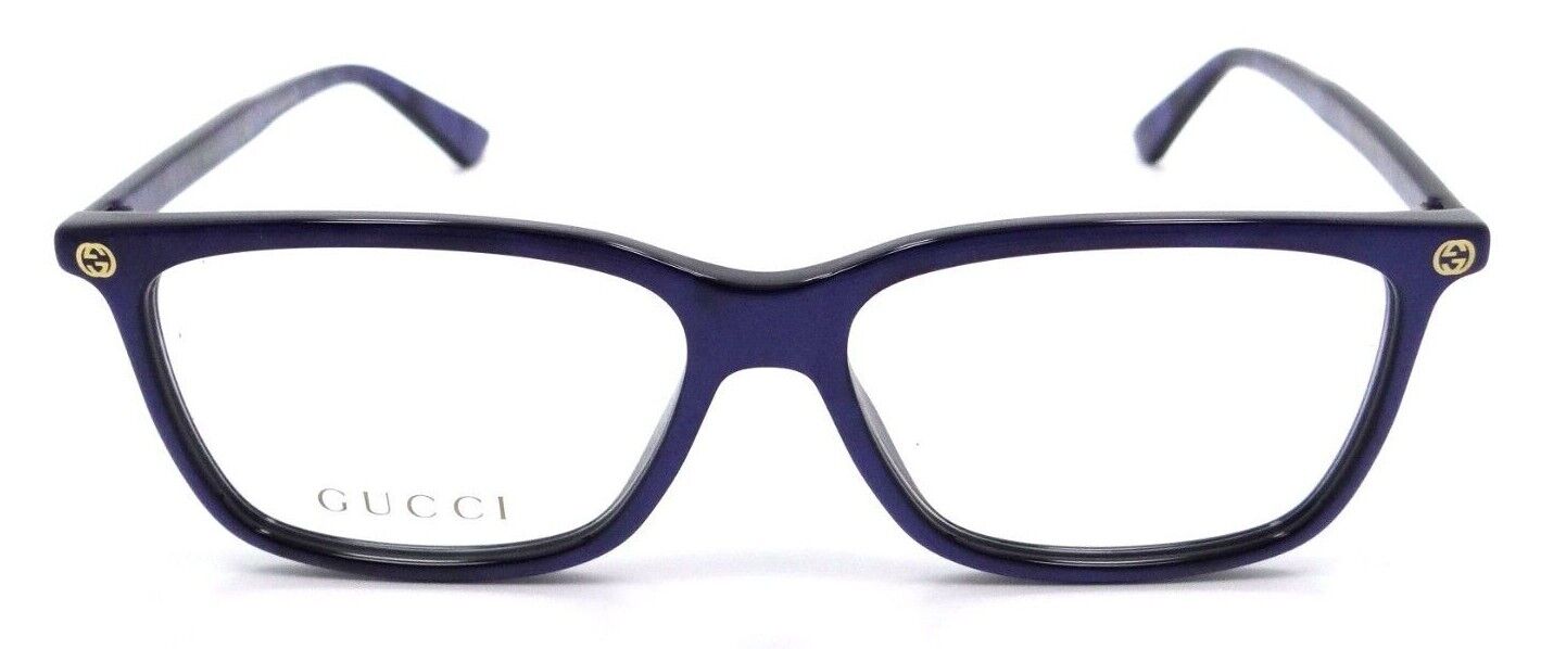 Gucci Eyeglasses Frames GG0094O 005 52-14-140 Blue Made in Italy-889652076140-classypw.com-2