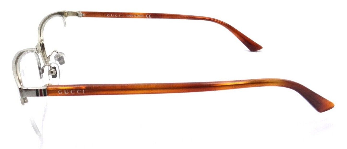 Gucci Eyeglasses Frames GG0132OJ 004 56-18-145 Gold / Havana Made in Japan-889652078854-classypw.com-3