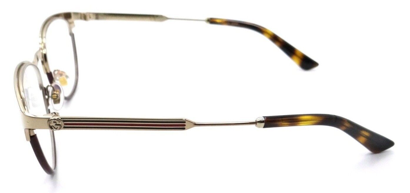 Gucci Eyeglasses Frames GG0134 004 52-19-140 Gold Made in Italy-889652076959-classypw.com-3