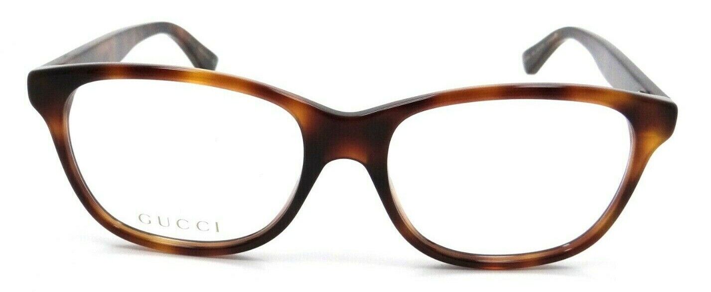 Gucci Eyeglasses Frames GG0166O 006 54-17-140 Havana Made in Italy-889652154947-classypw.com-1