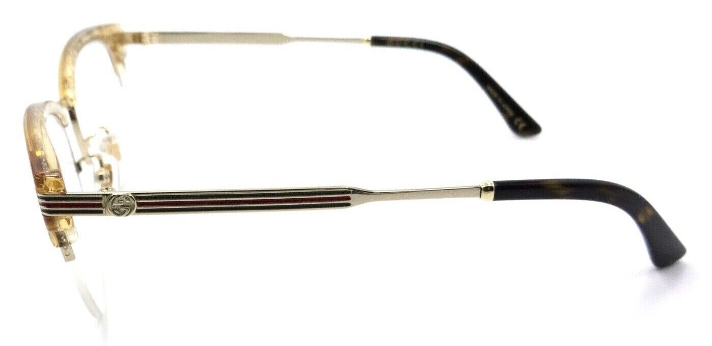 Gucci Eyeglasses Frames GG0201O 004 50-18-140 Gold Glitter Made in Japan-889652093536-classypw.com-3