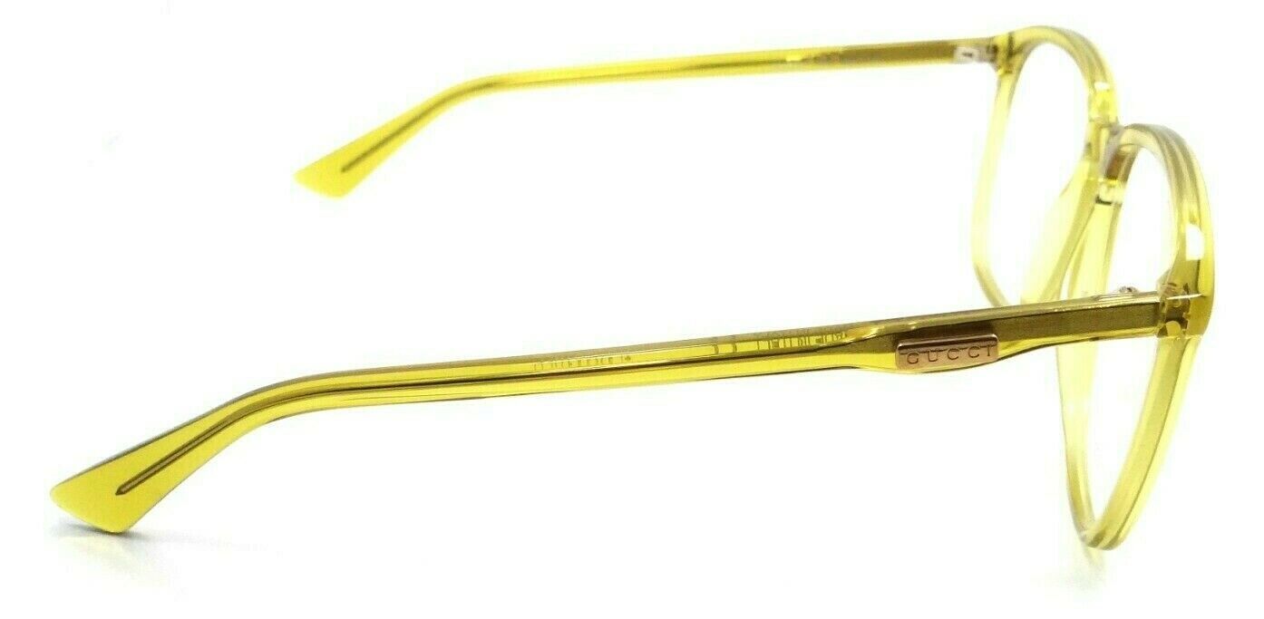 Gucci Eyeglasses Frames GG0250O 006 55-17-145 Yellow Made in Italy-889652125404-classypw.com-4