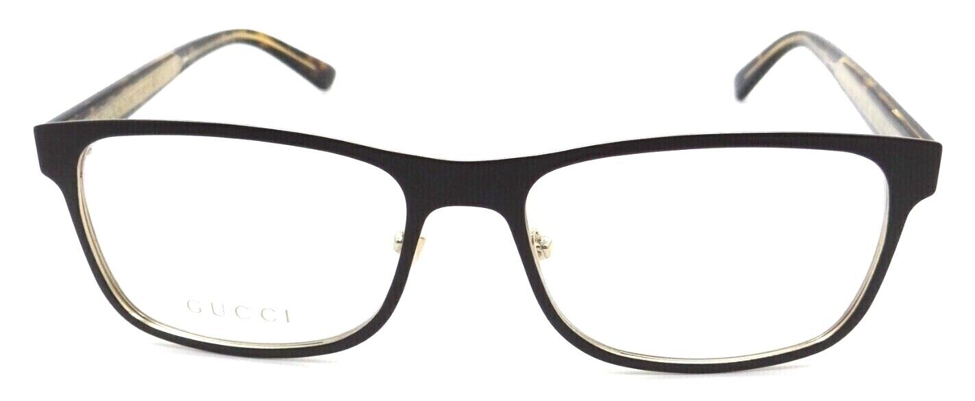 Gucci Eyeglasses Frames GG0317O 002 56-17-145 Brown / Havana Made in Japan-889652128917-classypw.com-1