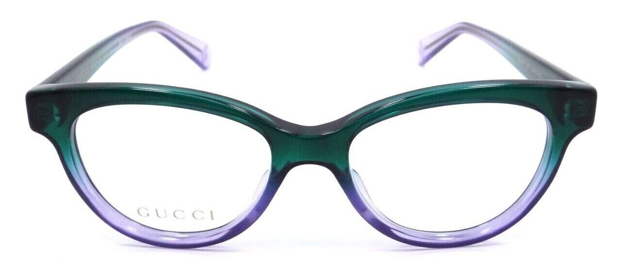 Gucci Eyeglasses Frames GG0373O 007 47-16-140 Green Violet Gradient Small Faces-889652293806-classypw.com-1