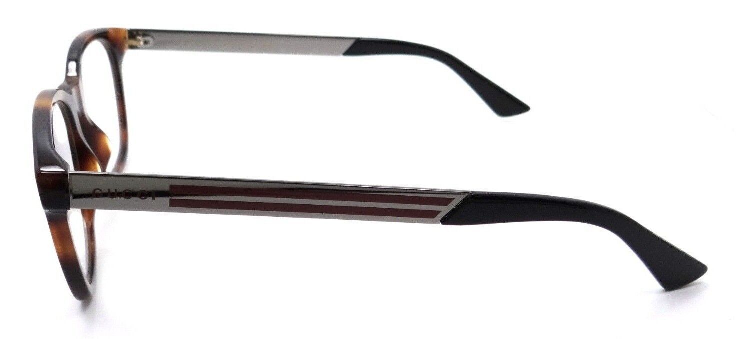 Gucci Eyeglasses Frames GG0690O 004 52-18-150 Havana / Ruthenium Made in Italy-889652279084-classypw.com-3