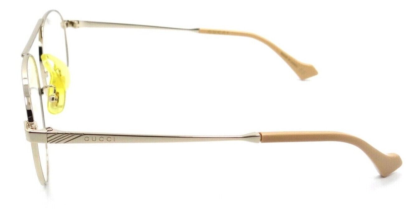 Gucci Eyeglasses Frames GG0744O 002 53-19-145 Gold Made in Japan-889652296999-classypw.com-3