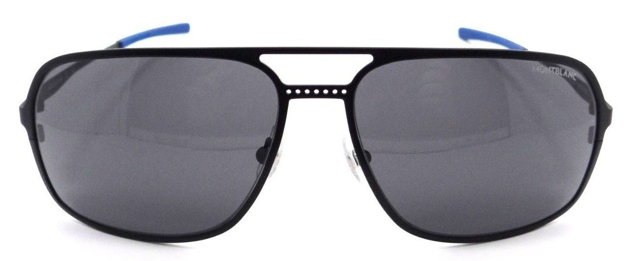 Montblanc Sunglasses MB0104S 001 62 15 125 Black Grey Made in Japan 889652280257 classypw com 2 570b92a9 5524 4247 aec1