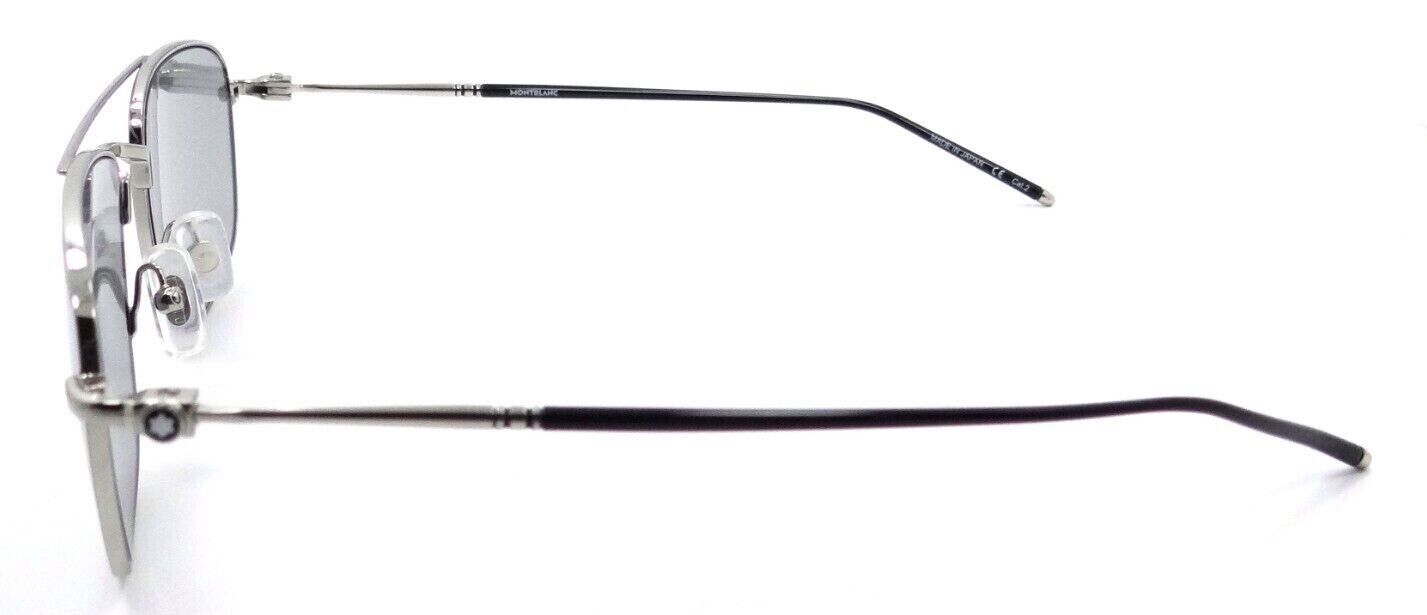 Montblanc Sunglasses MB0127S 002 56-18-145 Silver / Grey Made in Japan-889652306209-classypw.com-3