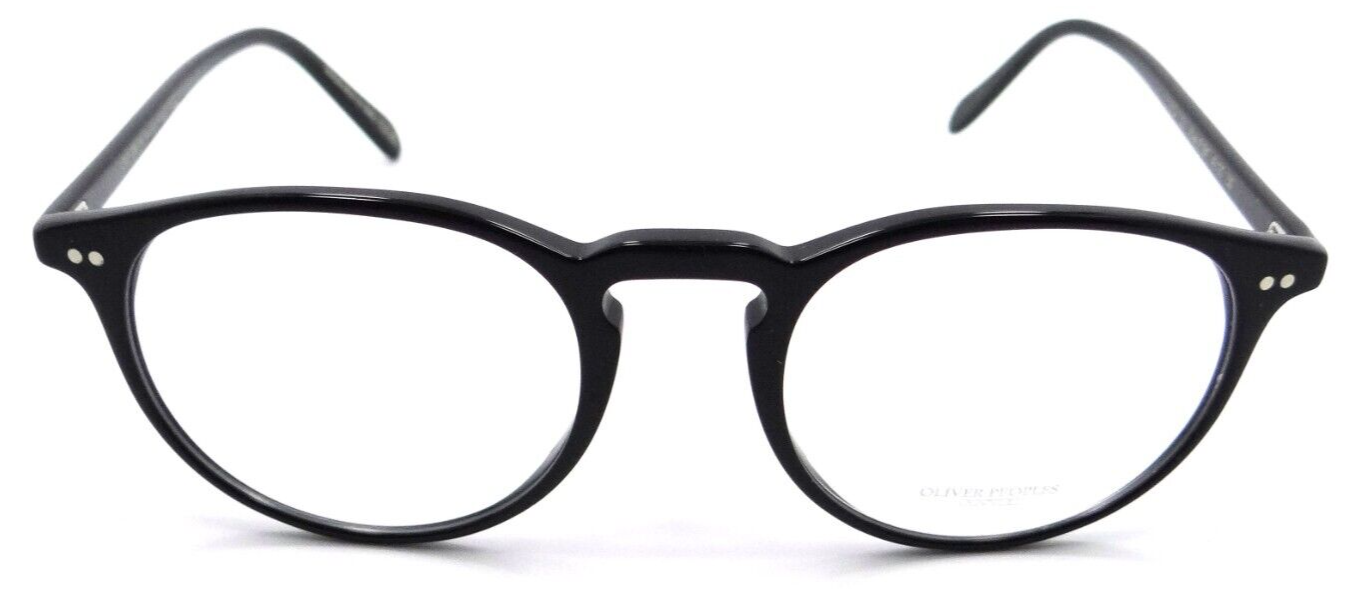 Oliver Peoples Eyeglasses Frames OV 5004 1005 49-20-150 Riley-R Black Italy-827934467163-classypw.com-1