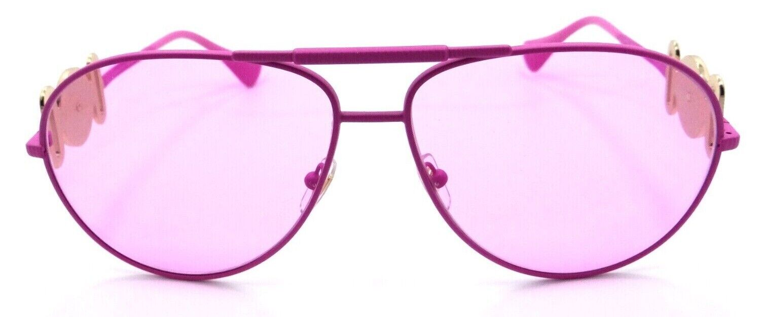 Versace Sunglasses VE 2249 1484/5 65-14-145 Matte Pink / Fuchsia Made in Italy-8056597686006-classypw.com-2